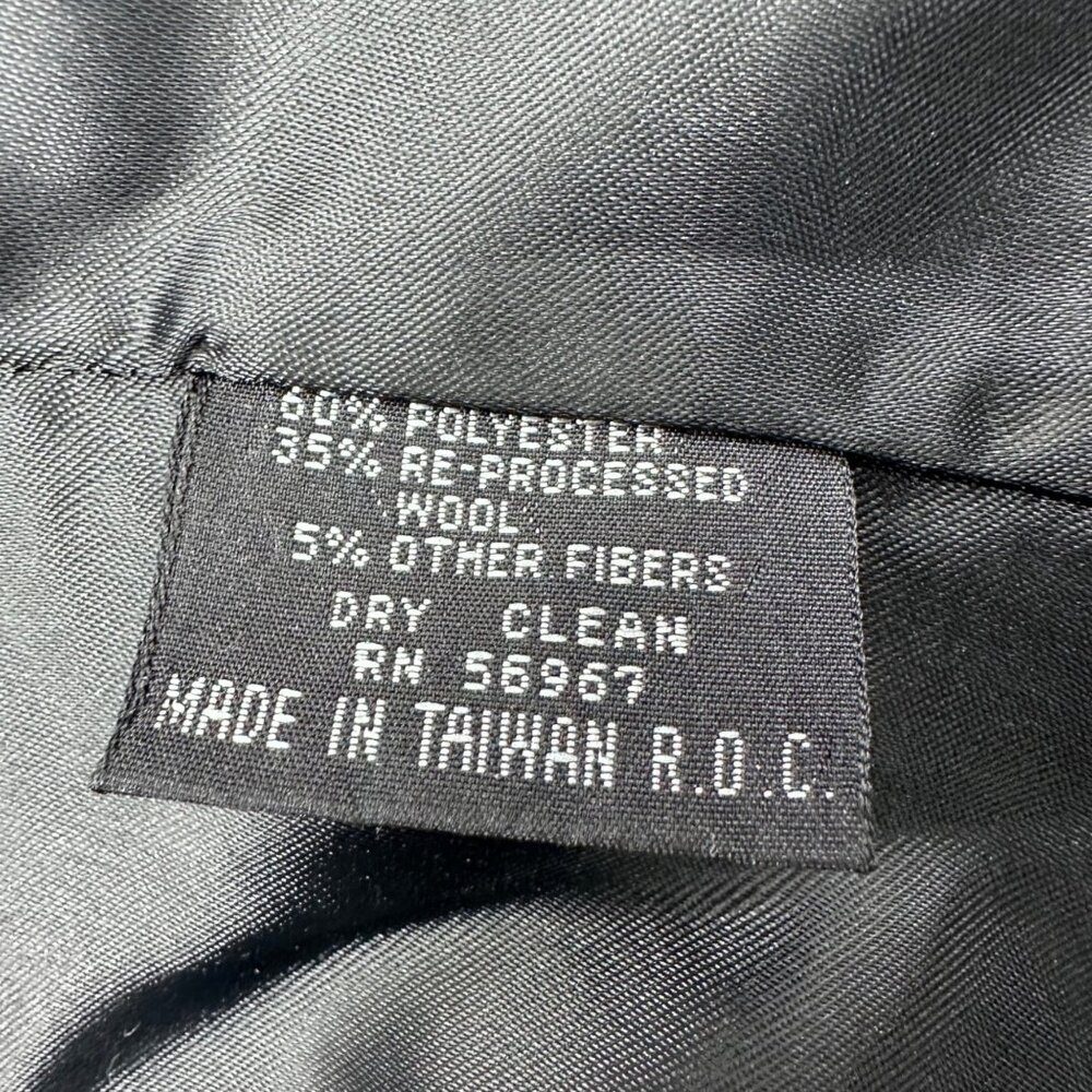 Vintage Plaid Double Breasted Blazer Suit Jacket Size 8 Judys Place Taiwan 80s - Picture 5 of 6